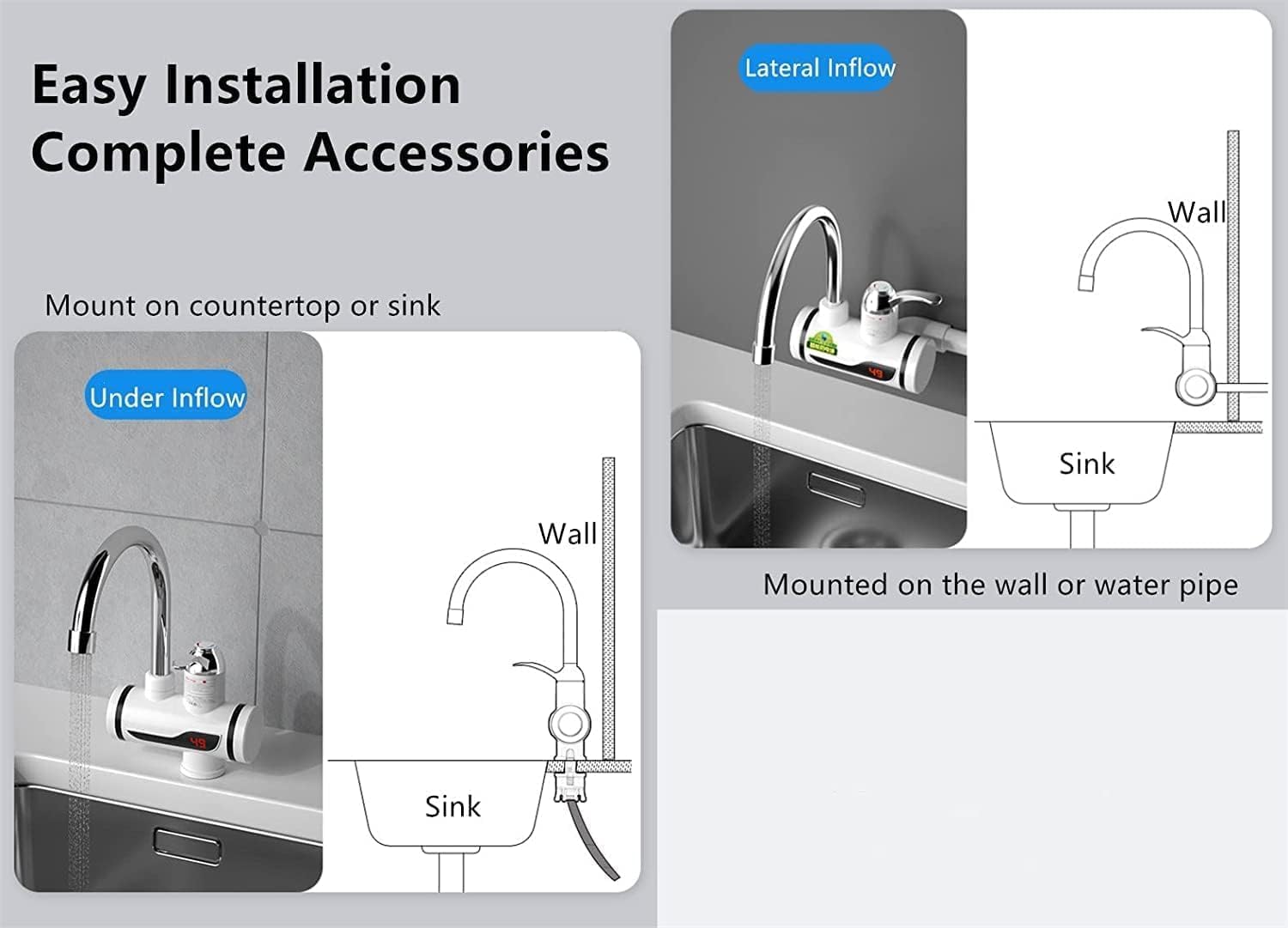instant electric hot water faucet

