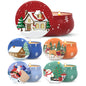 Scented Candles Soy Wax Aromatherapy Candles 1 Pack 13.5oz and 4 Pack 2.5 OZ Portable Tin Candles with Lid Christmas Thanksgiving Candle Gifts Basket