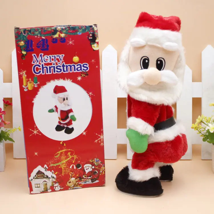 Musical Dancing Santa Claus Toy for Christmas Decor