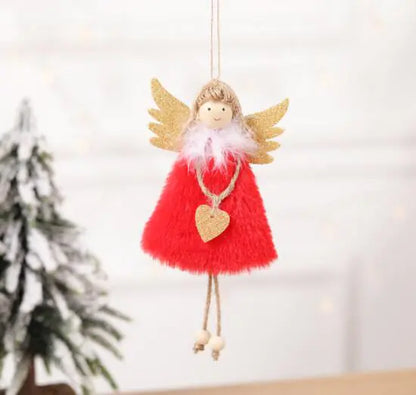 Christmas Plush Doll and Tree Ornament for Holiday Decor